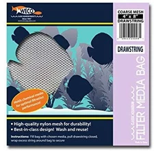 Weco Filter Media Bags Coarse Mesh Drawstring 4 by 8 Inches