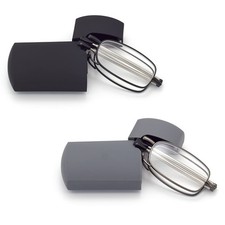 Folding Reading Glasses Pocket Wallet Purse Compact Spring Hinge Readers w/ Case
