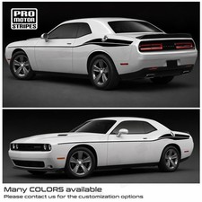Dodge Challenger 2008-2023 Racing Arrow Side Stripes Decals Choose Color Dodge Challenger 2008-2023 Racing Arrow Side Stripes Decals Choose Color