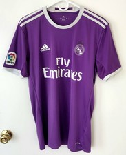 REAL MADRID 2016/2017 SOCCER SHIRT JERSEY AWAY Adidas ORIGINAL Size M Men