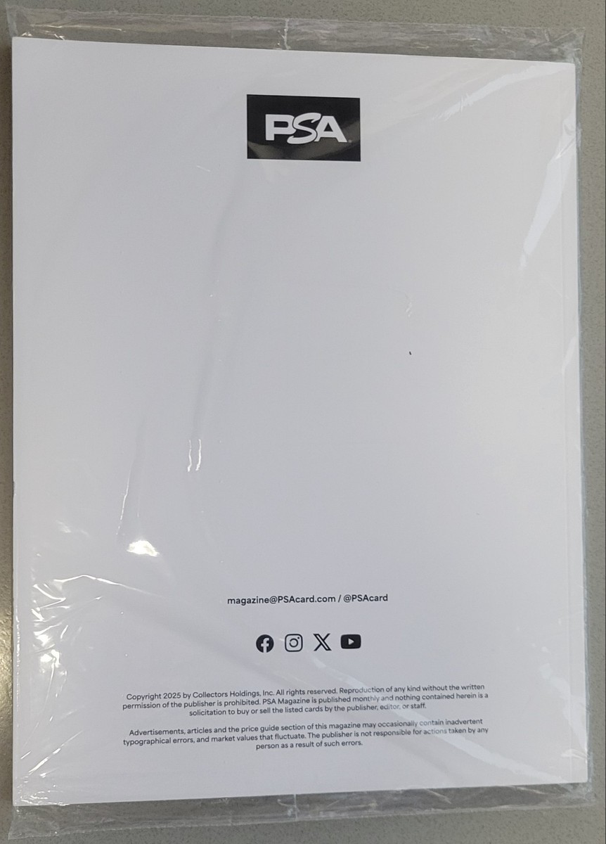 August 2025 - PSA Magazine Price Guide - Magic Johnson Variant