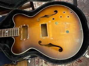 vintage KAY JAZZ II archtop guitar body / project wood only luthier parts barney