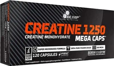 Kreatin | Olimp CREATINE Mega Caps 1250 Kreatin Monohydrat 120 Kapseln - Bild 1 von 2