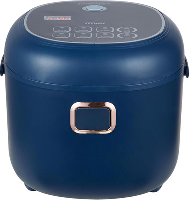 Compact 2L Portable Rice Cooker for Home & Travel - 12V/24V/110V (Blue)