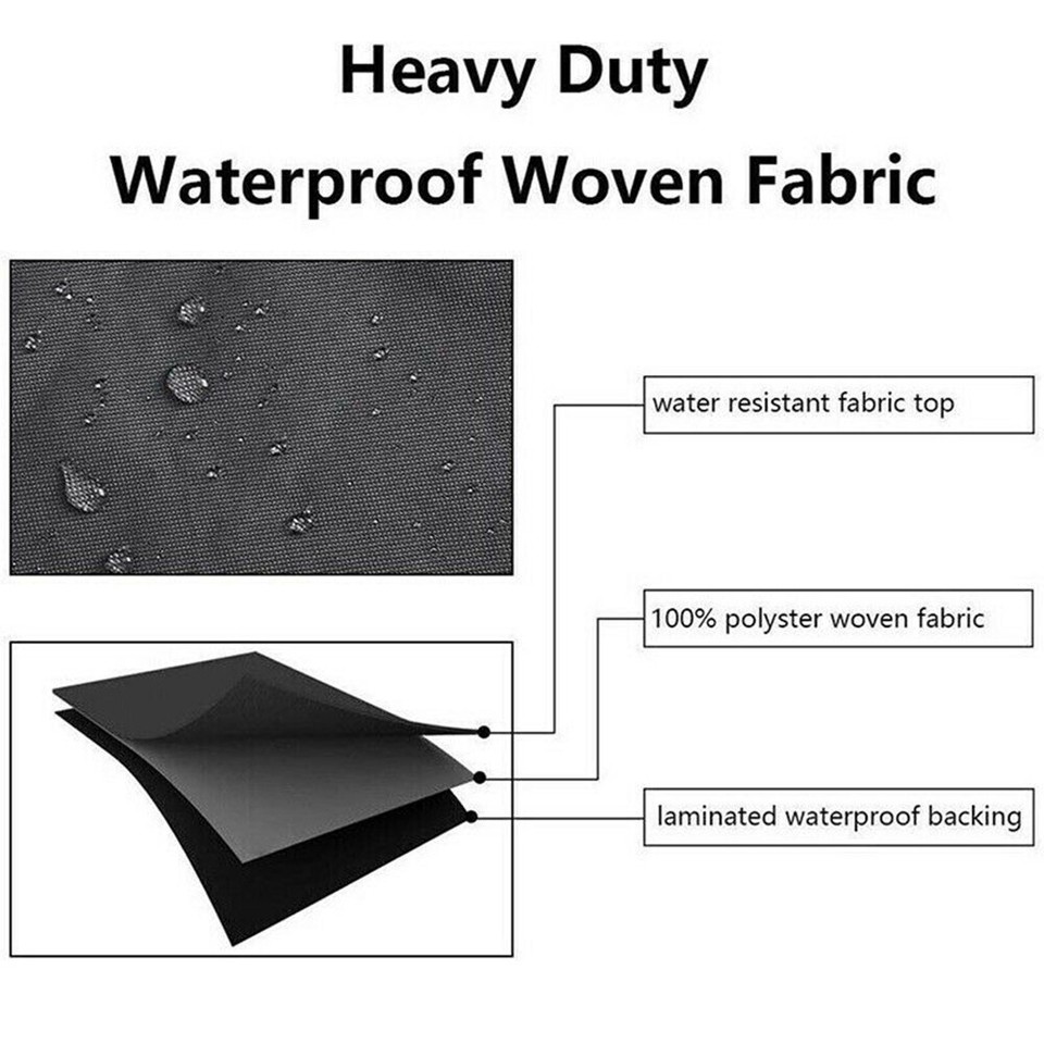 Outdoor Waterproof Rattan Corner Furniture Cover Garden Sofa Protector