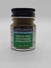 DISCONTINUED Testors Model Master Acrylic Paint: Brown Detail Wash TES 4872