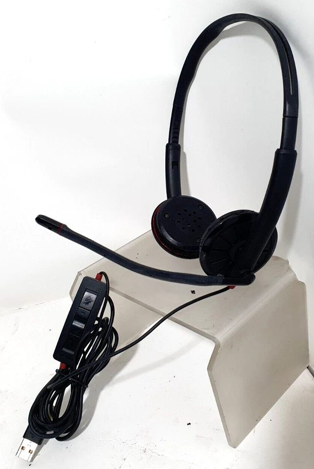 Plantronics USB Cuffie e mic VoIP audio microfono Blackwire C320-M zoom teams - Immagine 2 di 4