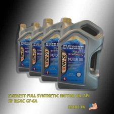 Everest Motor oil , full synthetic ,SAE 0W-20,API SP ILSAC GF-6A ,5Q