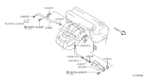Nissan 11812 41b00