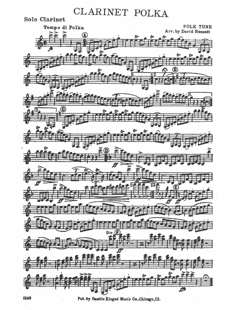 Song of Time Sheet music for Clarinet other (Solo)