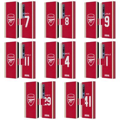 OFFICIAL ARSENAL FC 2023/24 PLAYERS HOME KIT LEATHER BOOK CASE FOR XIAOMI PHONES