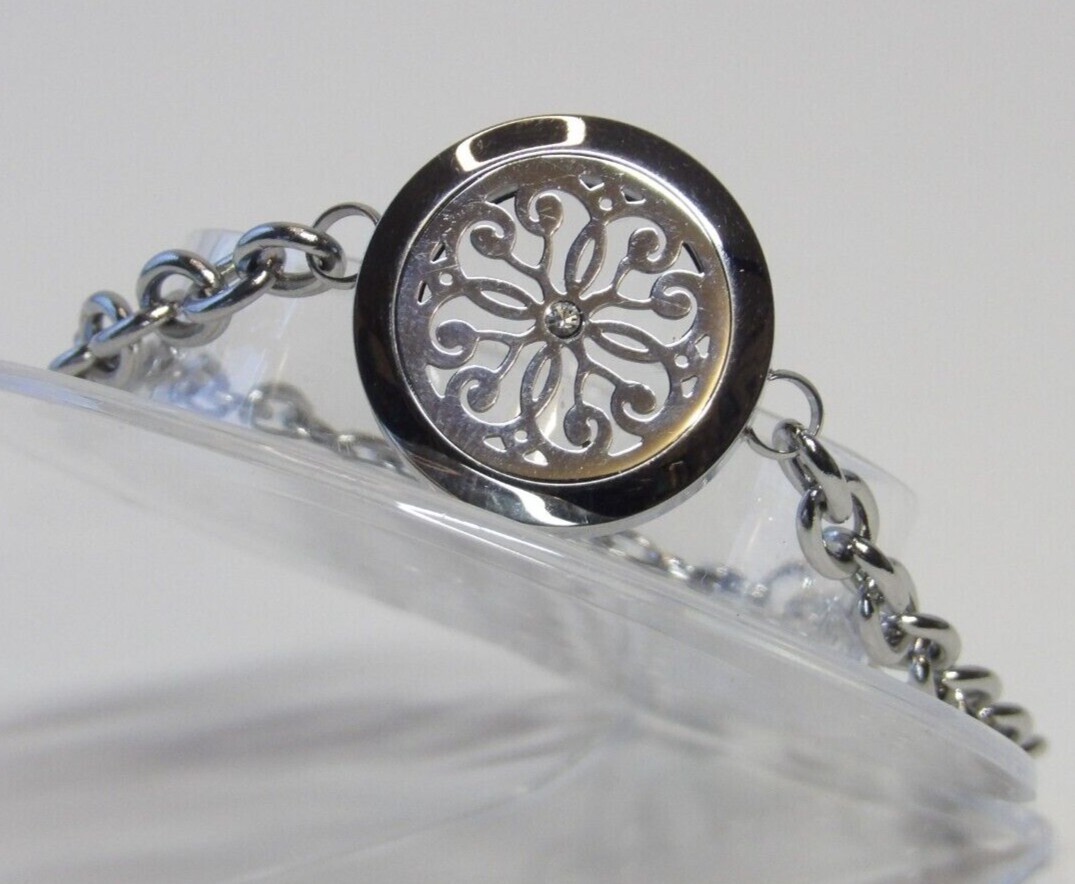 stainless steel personal diffuser silver tone cha… - image 1