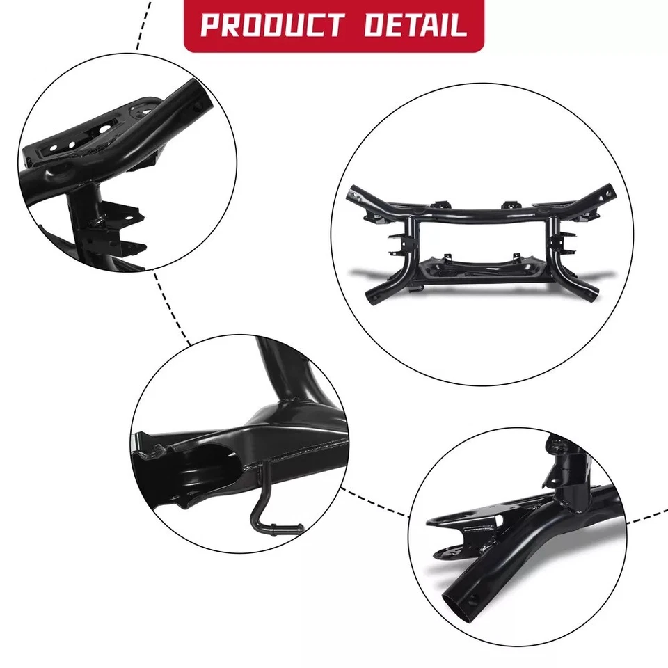 Subchasis para travesaño de suspensión trasera calibre 07-17 Jeep Compass Patriot 4x4 Foto 4 de 4