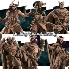 Tieflings by Bite the Bullet | D&D | DnD | Miniature | Print on Demand