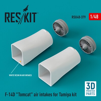 F-14D ''Tomcat'' air intakes for Tamiya kit 1:48 RSU48-0379 for Plastic Model Kit
