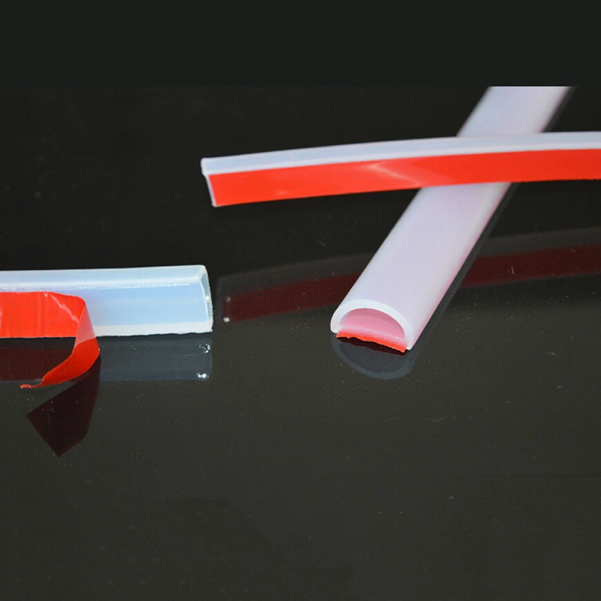 Fensterdichtung Selbstklebend Silikon D-Profil Türdichtung Dichtband Dichtung - Bild 3 von 3