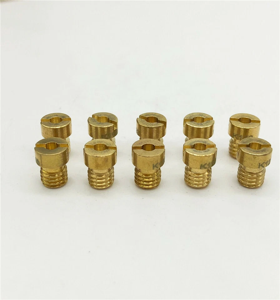 10x 112/115/118/120/122/125/130/132/135/138 Motorcycle Carburetor Main Jet Kit - Image 4 of 4