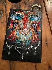 Diamond Art Lion Journal - Completed