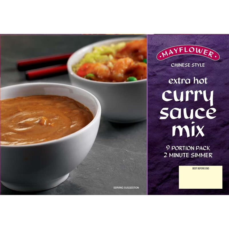 Portion Pack Mayflower Extra Hot Curry Sauce Mix Chinese Style