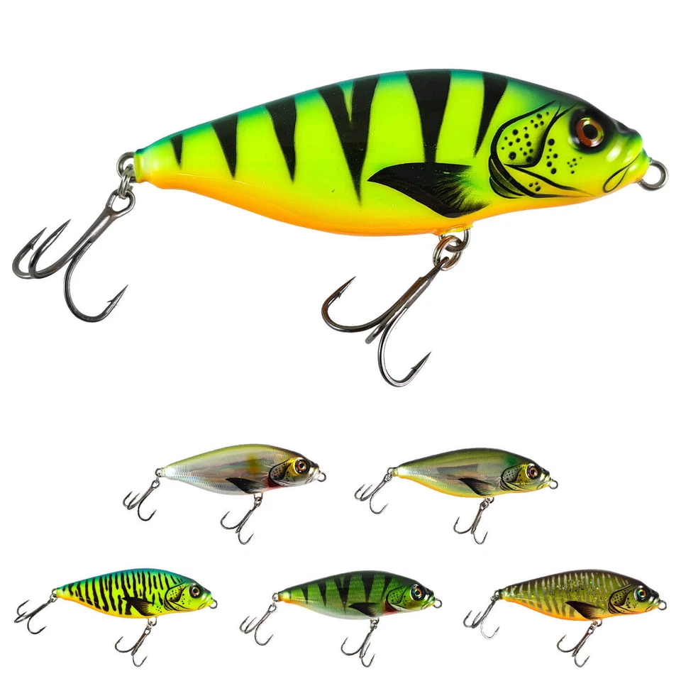 Hybrida Mini GT Jerkbait Wobbler 8,5cm 26g Kunstköder Sinkend Barsch Hecht - Bild 1 von 1