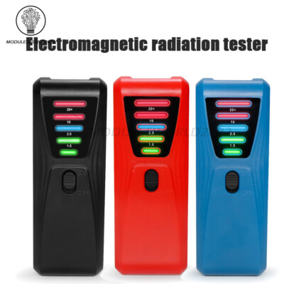 LED Magnetic Field Detector EMF Meter Portable Electromagnetic Radiation Tester