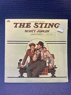 THE STING Scott Joplin MCA MCA-37091 VINYL LP Ultrasonically Cleaned