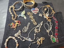 Jewelry Napier,Trifari Alex&ani,KC 9 Bracelets 2Necklaces 4 Pins. ( 774)