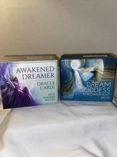 DREAM GODDESS EMPOWERMENT Awakened Dreamer Boxed Set Tarot Card Oracle Cards T