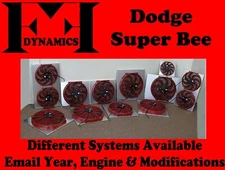 FF DYNAMICS EXTREME TWIN ELECTRONIC COOLING FAN SYSTEM: DODGE SUPER BEE