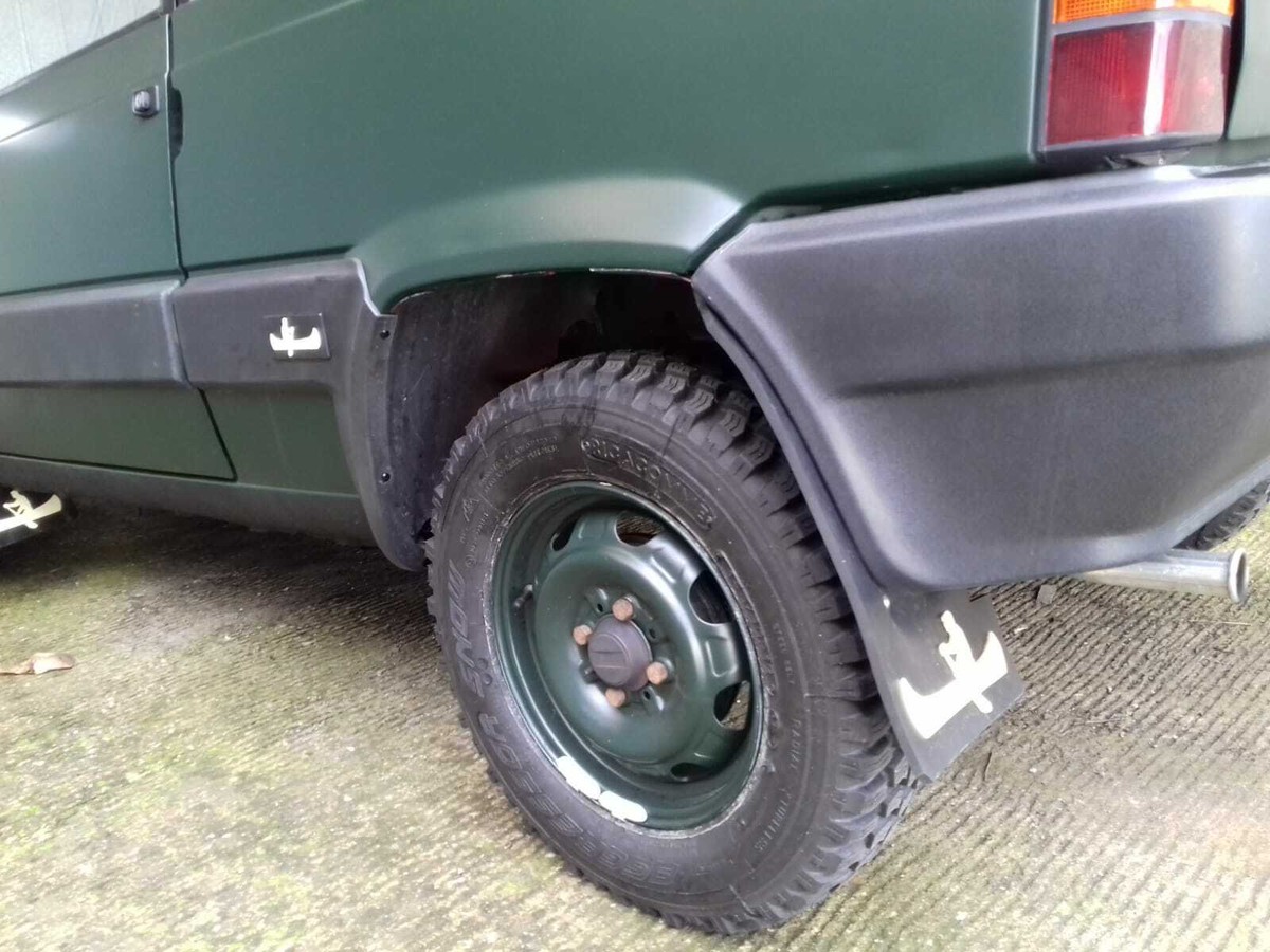 FIAT PANDA 4X4 SISLEY PARASPRUZZI REPLICA, LOGO CANOA A RILIEVO