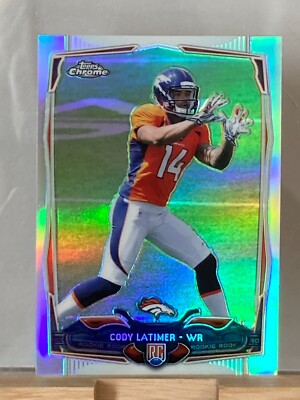 2014 Topps Chrome Silver Refractor #211 Cody Latimer Denver Broncos
