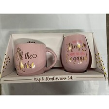 Tmd Holdings Off the Market Mug  Does This Ring Make Me Look Engaged Glass NWB