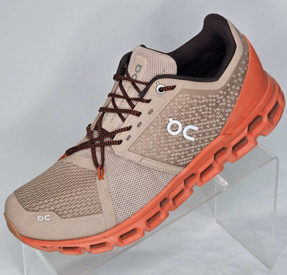 On Cloud Running Shoes Womens 10 Cloudstratus Helion Speedboard