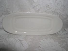 Stangl White Ceramic Pottery Butter Dish Base Bottom Dish Ex Condition No Lid