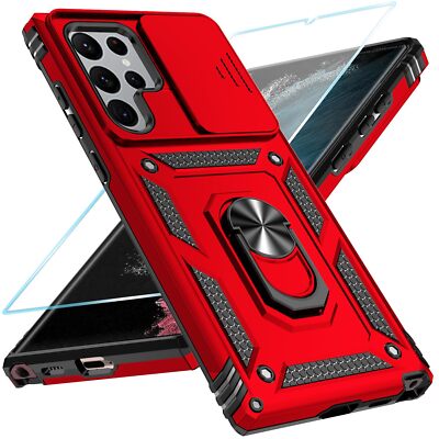 Funda Para Samsung Galaxy S22 Ultra 5G Protector Case Cover Grado Militar [Rosa]