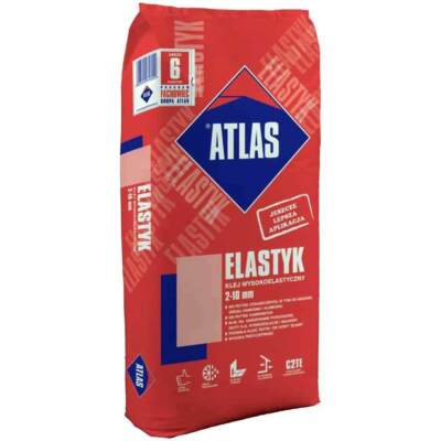 Fliesenkleber-Flexkleber Flexmörtel Elastische-Klebemörtel  ATLAS ELASTKY 25 Kg