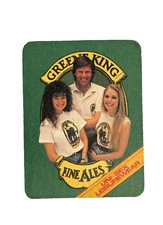 Green King Fine Ales Uni-Sex Leisurewear Order Card Beer Mat Coaster