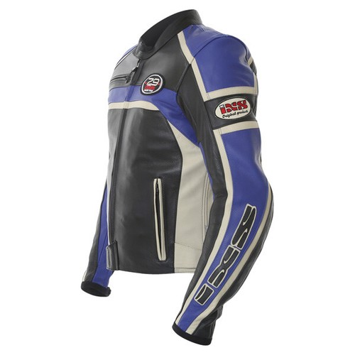 IXS Road Star Leather Motorcycle Jacket 