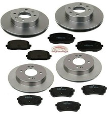 Bremsen Set Bremsscheiben + Bremsbeläge vorne und hinten für Kia Picanto SA TA