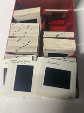 Vintage Slide Case File Sorter With Slide photos from 1970 Mexico