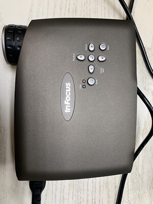 InFocus LP70+ DLP Portable Mini Projector XGA HD 1080i, 1400 Lumens & Case