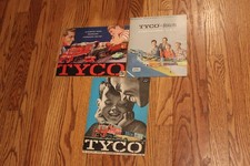 3 antique TYCO HO Electric Trains Speedways Catalog 1963-64 1965-66 1966-67