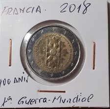 Moneda De Dos Euros De Francia Circulada Año 2018