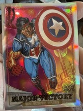 2024 Skybox Marvel Masterpieces '92 Platinum Rainbow Parallel #48 Major Victory