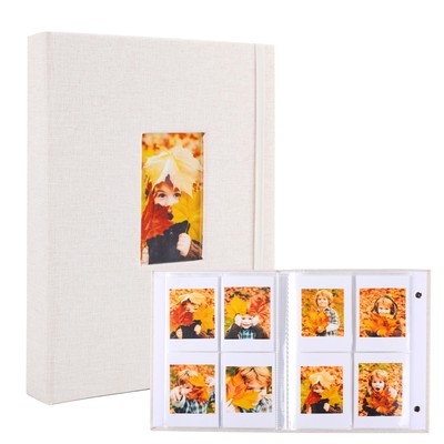 Polaroid Photo Album, Small Picture Book Holds 280 Photos, Beige Memory Book ...