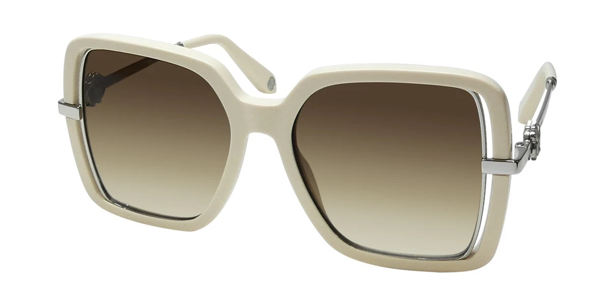 Roberto Cavalli Shield Plastic Frame Sunglasses for Women 