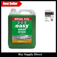 Easy  5L Dishwashing Liquid - Fresh Scent, Cuts Grease Effortlessly 3.39 per litre