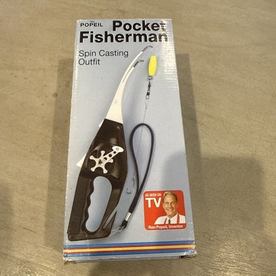 Ronco Original Pocket Fisherman Spin Casting Outfit Complete Boxed Lures