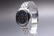 [Fast neuwertig] Seiko Kinetic SKA659 5M62-0DF0 schwarz Automatik Herrenuhr...