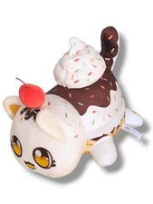 Aphmau Meemeows Sundae Cat Plush Ice Cream 11" Toy with Tag Rare